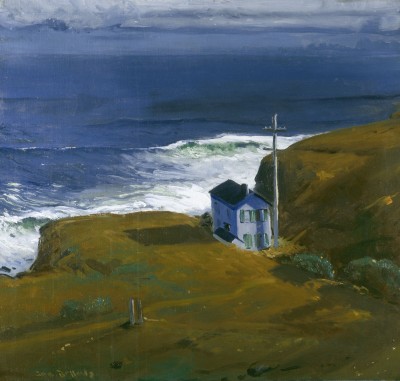 George Bellows, “Shore House,” 1911. Oil on canvas, 40 x 42 inches. Private collection.