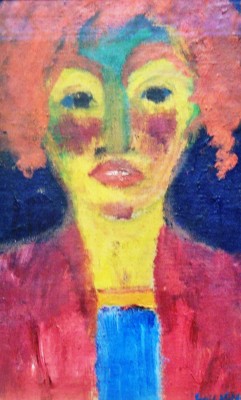 Emil Nolde, "Red-Haired Girl," 1919.