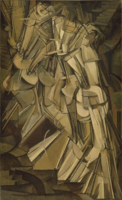 Marcel Duchamp, "Nu descendant un escalier no. 2," 1912. Philadelphia Museum of Art.