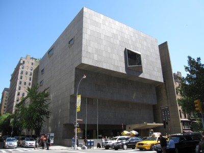 The Whitney's former home on Madison Avenue, designed by architect Marcel Breuer.