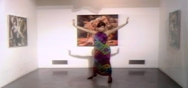Barbra Streisand in "Color Me Barbra," at the Philadelphia Museum of Art.